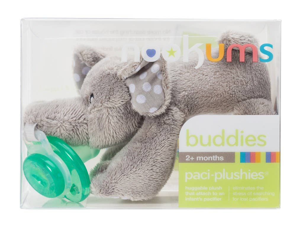 Paci-Plushies Buddies – Ella Elephant