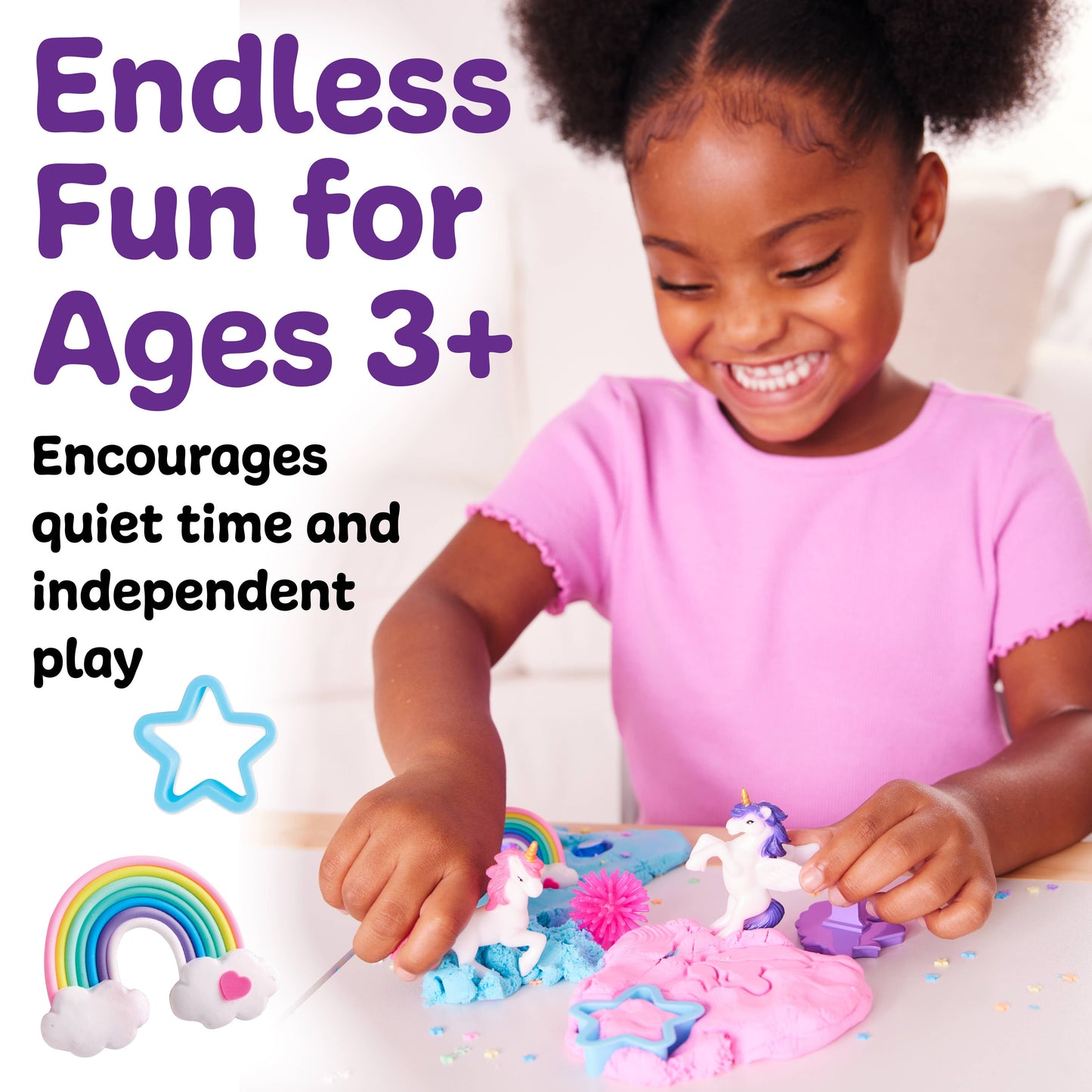 Sensory Pack Unicorn On the Go Play Set for Kids