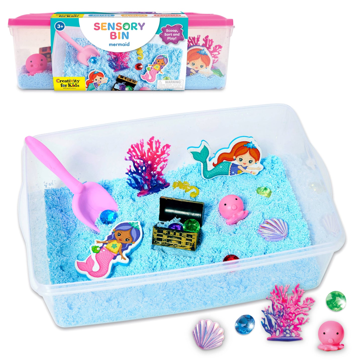 Sensory Bin Mermaid Activity Bin for Kids