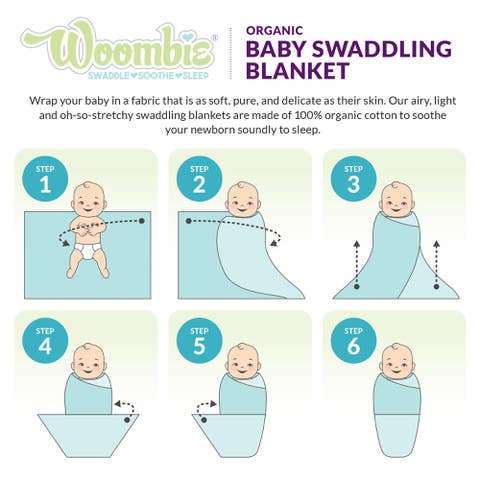 Airwrap Baby Blanket Swaddle Towel, 3 packs