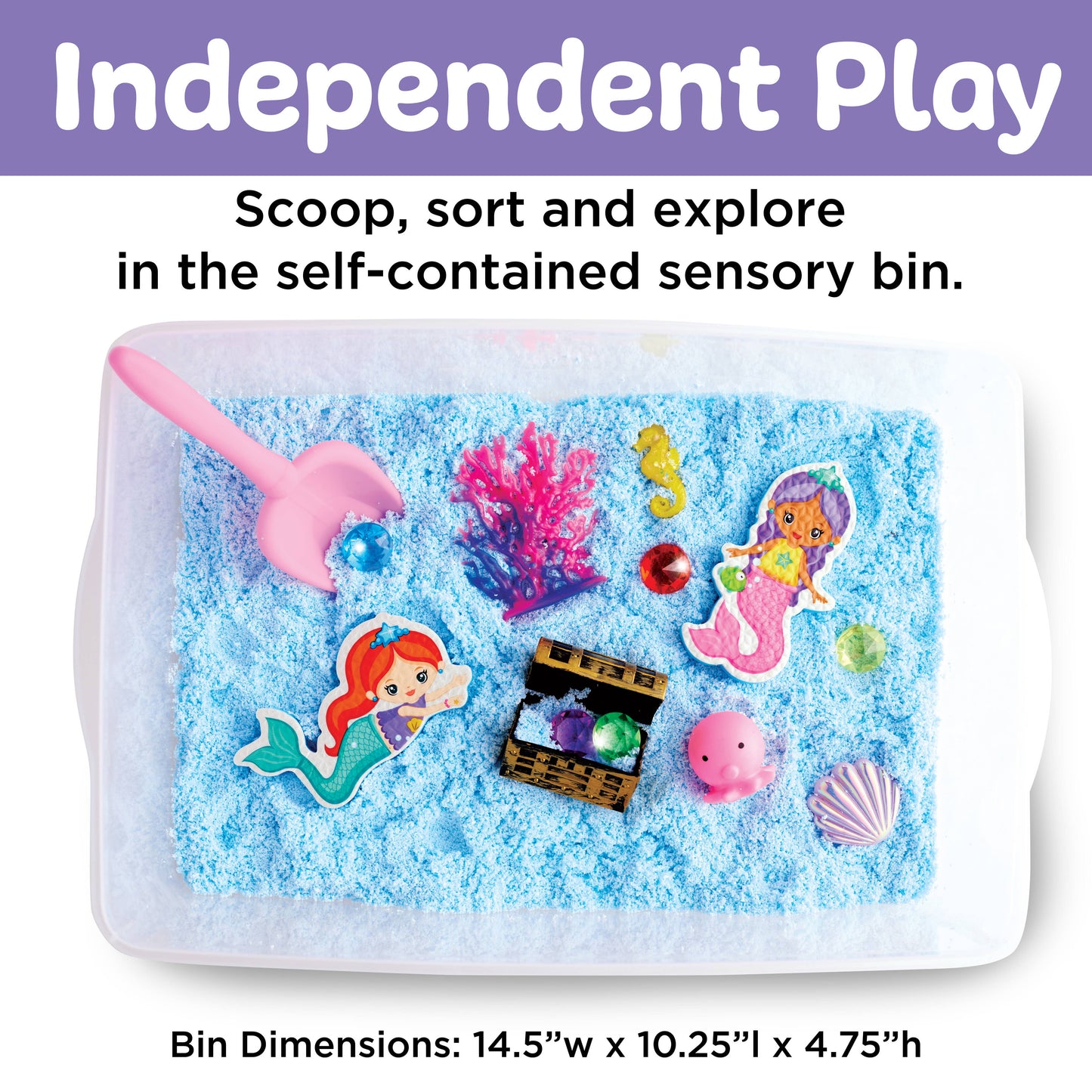 Sensory Bin Mermaid Activity Bin for Kids